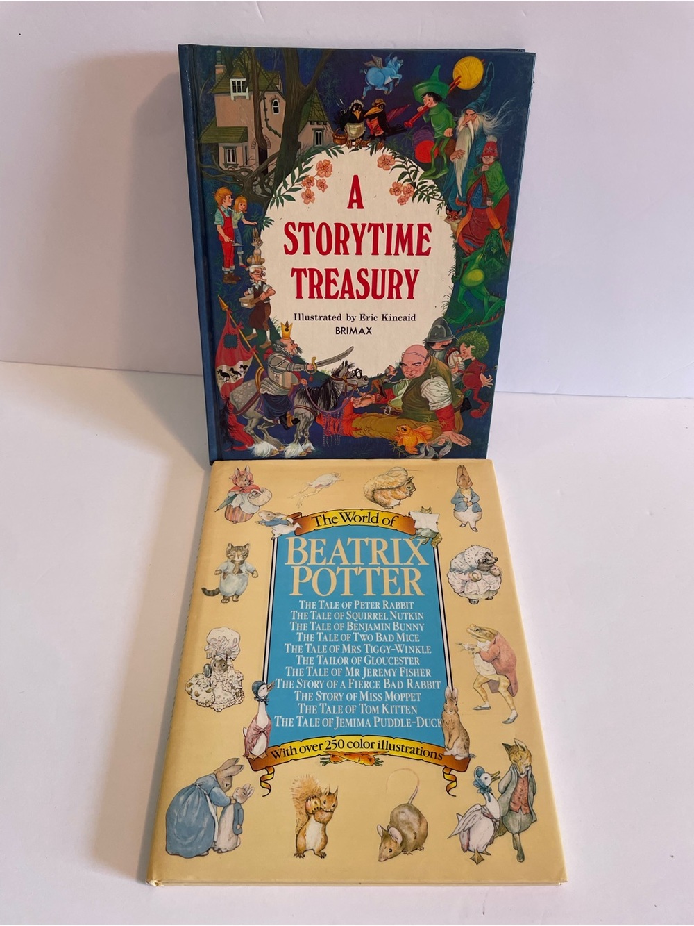 Vintage Children’s Book Lot Beatrix Potter Storytime Treasury Great Decor